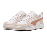 PUMA Rebound V6 Lo Sneaker Kinder 17 - PUMA white/island pink/deeva peach 37.5