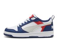 PUMA Rebound V6 Lo Sneaker Kinder 33 - blue jewel/feather gray/puma white 37