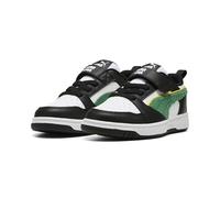 Puma Kinder Sneaker Rebound V6 Lo Super Puma AC+ PS 404394-01 32 Puma White-Archive Green-Black