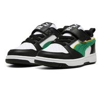 PUMA Rebound V6 Lo Super AC+ Sneaker mit Klettverschluss Kinder 01 - PUMA white/archive green/PUMA black 33