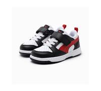 Puma Rebound V6 Low AC+ Baby-Sneaker 04 - PUMA white/for all time red/PUMA black 27 für Kinder, weiß, Größe 24 EU / 7 Kids UK