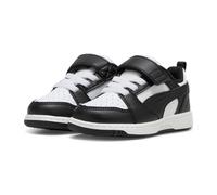 Puma Rebound V6 Low AC+ Baby-Sneaker 04 - PUMA white/for all time red/PUMA black 27 für Kinder, weiß, Größe 25 EU / 8 Kids UK