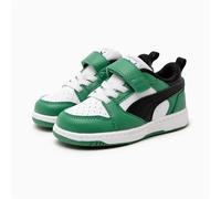 Puma Rebound V6 Lo Ac+ Sportschuhe EU 21 White / Black / Archive Green