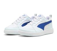 PUMA Rebound V6 Low AC Sneaker Kinder 10 - PUMA white/cobalt glaze/dewdrop 35