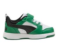 Puma Rebound V6 Lo Ac+ Sportschuhe EU 22 White / Black / Archive Green