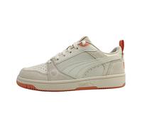 PUMA Damen Rebound v6 Low Coquette Sneaker, Alpine Snow-Deeva Peach, 43 EU