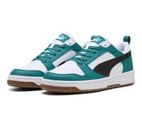 PUMA Erwachsene Rebound V6 Low Sneakers 37, Emerald Ice Black White Green