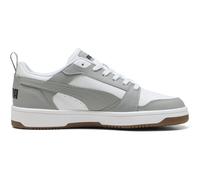 PUMA Rebound V6 Low Unisex Sneaker, Puma Weiß Grau Echo Puma Schwarz, 45 EU