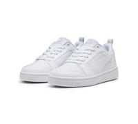 Puma Kinder Sneaker Rebound V6 Lo Jr - Weiß/Cool Light Gray - Größe 38
