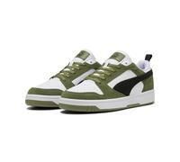 PUMA Rebound V6 Low SD 40226210, Sportschuhe für Herren, Olive Green Black White, 42 EU