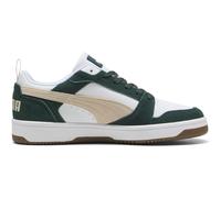 PUMA Rebound V6 Low Suede Sneaker 05 - green terrain/alpine snow/puma white 41