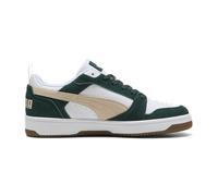 PUMA Rebound V6 Low Suede Sneaker 05 - green terrain/alpine snow/puma white 40