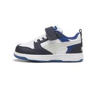 PUMA Rebound v6 Lo Toddlers' Sneakers, Schuhe, Weiß/Feather Grau/Schwarz, 23 White