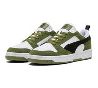 PUMA Rebound V6 Low Suede Sneaker 10 - olive green/puma black/puma white 43