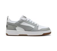 PUMA Rebound V6 Low Unisex Sneaker, Puma Weiß Grau Echo Puma Schwarz, 44 EU