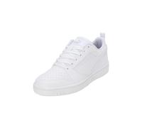 PUMA Rebound V6 Low Unisex Sneaker , Puma White Cool Light Gray, 36 EU