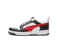 PUMA Rebound V6 Low Unisex Sneaker , Puma White For All Time Red Puma Black, 43 EU