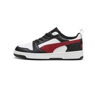 Sneaker PUMA "Rebound V6 Low Sneakers Erwachsene" Gr. 44.5, weiß (white intense red black) Schuhe Puma (54358315-44,5) white intense red black