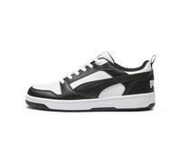 PUMA Rebound V6 Low Unisex Sneaker , Puma White Puma Black Puma White, 38 EU