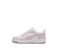 PUMA Rebound V6 Low Unisex Sneaker, Puma White Rose Mauve, 42.5 EU