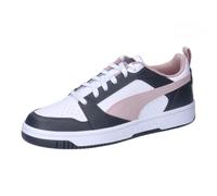 PUMA Rebound V6 Low Unisex Sneaker, Strong Gray Mauve Mist White, 38 EU