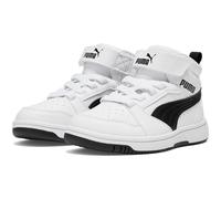 Puma Kinder Sneaker Rebound V6 Mid AC+ PS Weiß/Schwarz Größe 34,5