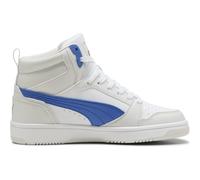 Puma Kinder Mid-Top Sneaker Rebound V6 Mid – PUMA White/Vivid Blue/Feather Gray – Größe 37