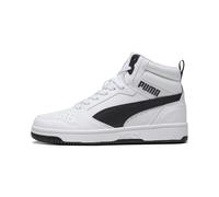 Puma Jungen-High-Top-Sneaker Rebound V6 Mid Jr Weiß-Schwarz weiß38,5