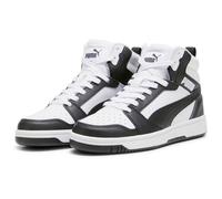 PUMA Rebound V6 Mid-Top Sneaker Kinder 01 - PUMA white/PUMA black/shadow gray 39