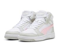 PUMA Rebound V6 Mid-Top Sneaker Kinder 04 - PUMA white/frosty pink/sedate gray 36