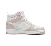 Puma Rebound V6 Mid-Top Sneaker Kinder 17 - club navy/puma white/silver mist 38.5 für Kinder, pink, Größe 38 EU / 5 Kids UK