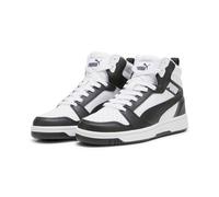 PUMA Rebound V6 Mid-Top Sneaker Kinder 01 - PUMA white/PUMA black/shadow gray 39