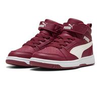 PUMA Rebound V6 Mid Winterized AC+ Sneaker Kinder 07 - team regal red/warm white/puma white 30