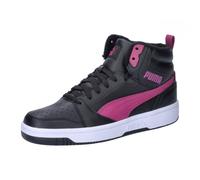PUMA Unisex Youth Rebound V6 MID WTR JR Sneaker, PUMA Black-Magenta Gleam-PUMA White, 39 EU