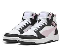 Puma Rebound V6, Unisex Sneaker, Puma White-Rose Mauve-Puma Black,