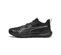 PUMA Reflect Lite Trail Sneaker für Herren, Puma Schwarz-cooles Dunkelgrau-Puma-Silber, 45 EU