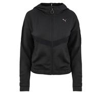 Puma Reißverschluss up Frauen schwarzer Hoodie S
