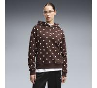 PUMA Relaxed Polka-Dot Hoodie Damen, Kleidung, Braun, S