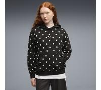 PUMA Relaxed Polka-Dot Hoodie Damen, Kleidung, Schwarz, XS
