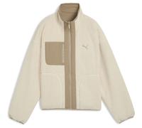Puma Reversible Hybrid Sherpa Damen Jacke, weiß XS