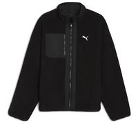 Puma Reversible Hybrid Sherpa Herren Jacke, schwarz L