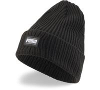 PUMA Unisex Ribbed Classic Cuff Beanie, schwarz, Einheitsgröße
