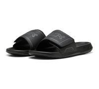 PUMA Royalcat Comfort 2-Slide-Sandale, Unisex, Schwarz/Kühles Dunkelgrau, 8 UK