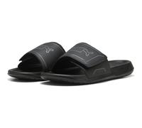 Puma Pantoletten Royalcat Comfort 2 Unisex Schwarz/Kühles Dunkelgrau Größe 44,5 (UK 10)