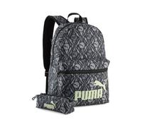 Puma Rucksack Set PUMA PHASE AOP Backpack Set 091733-04 Black-Apple Spritz-Football AOP