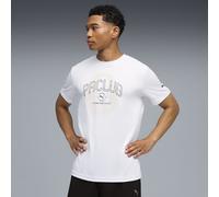 PUMA Run Club Graphic T-Shirt Herren, Kleidung, Weiß, M White