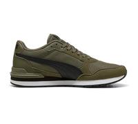 PUMA Runner v4 NL Mesh Sneaker für Herren - Leichte & Atmungsaktive Sportschuhe mit Eva-Dämpfung im Retrostil - Komfortable Alltagsschuhe - Loden Green - Dunkelgrün - Gr. 42 EU