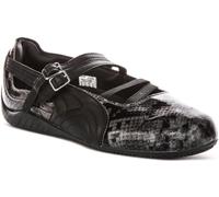 PUMA SC Ballet Snake Damen Snake Print Ballett Flache Sneaker, dunkelgrau, 37 EU