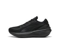 Trainingsschuh PUMA "Scend Pro 2 Laufschuhe Erwachsene", Herren, Gr. 38, grau (schwarz flat schwarz gray), Obermaterial: Textil, Synthetik; Futter: Textil; Innensohle: Textil; Laufsohle: Gummi, Schuhe