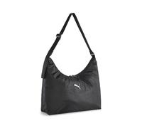 PUMA Schultertasche Pop Slouchy Hobo Bag Puma Black - Puma Script AOP schwarz